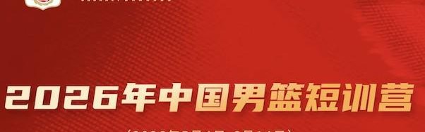 开云体育-中国男篮短训名单公布：王俊杰、庞峥麟领衔，清华两球员在列